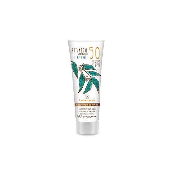 Australian Gold Botanical Tinted Face Rich-Deep SPF50 89 ml