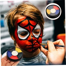 Lurrose 5 Pièces 6 6 Couleur Pâte De Peinture Halloween Cosplay Pigment Beauté Pigment Peinture Maquillage 6 Roue De Couleur 