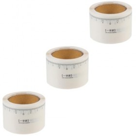 Angoily 3 Rouleaux Règle À Sourcils Outils Maquillage Jetables Pochoir Maquillage Modèle Mise En Forme Des Sourcils Kits Maqu