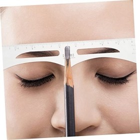 Angoily 3 Rouleaux Règle À Sourcils Outils Maquillage Jetables Pochoir Maquillage Modèle Mise En Forme Des Sourcils Kits Maqu