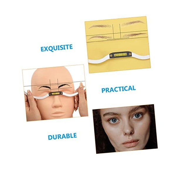 Housoutil 4 Ensembles De Règle À Sourcils Maquillage Plus Net Outil Symétrique Règle De Mise En Forme Des Sourcils Outils Spé