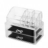 Organisateurs De Fournitures Pour Ongles, Boîte De Rangement Multifonctionnelle Transparente En Acrylique Pour Nail Art, étui