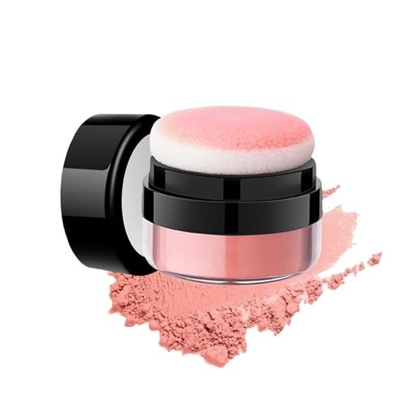 Oil Control Air Cushion Blush,Loose Powder Blush Air Cushion Blush,Natural Blusher For Cheeks,Air Cushion Cheek Blush,Highly 