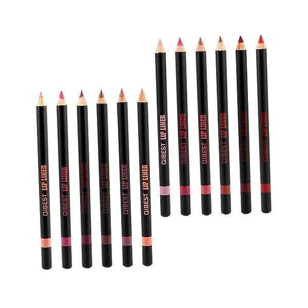 Beaupretty 36 Pièces Revêtement De Lèvre Noir Crayon a Levre Accessoires Pour Maquillage Crayon à Lèvres Fournitures De Maqui