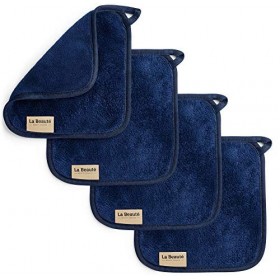 LaBeauté Serviettes microfibres démaquillantes visage 4 pièces – Nettoyantes et démaquillantes – Lingettes démaquillantes l