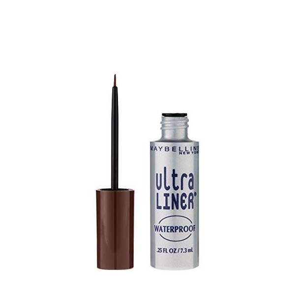 Maybelline - Eyeliner Liquide Imperméable Ultra Liner 302 Marron Foncé - 7,4 ml