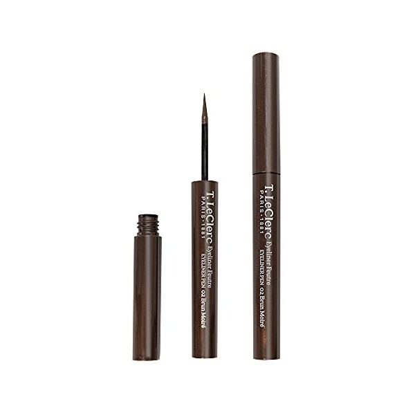 T. LeClerc - Pinceau EyeLiner - Teinte 02 Brun Moiré - Vegan - Testé Sous Contrôle Dermatologique et Ophtalmologique