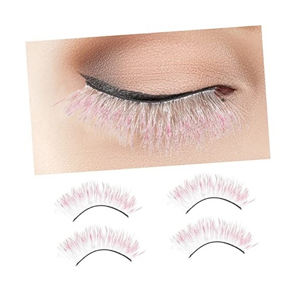 DOITOOL 25 Paires De Faux Cils Colorés Faux Cils 3D Faux Cils Cils Pour Halloween Cosplay Cils Vaporeux Cils DHalloween Dram