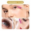 FRCOLOR 16 Pcs Tube Mascara Brosse De Mascara Avec Tube Brosse À Cils Avec Capuchon Accessoires De Maquillage Porte-Clés En D