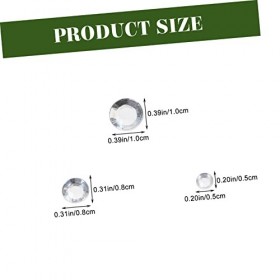 Beavorty 48 Feuilles De Strass De Beauté Pierres Précieuses Pour Le Visage Les Cheveux Autocollants Pour Le Corps Décors De M