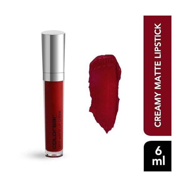 Ethnic Choice Deep Matte Lip Creme, Deep Red 001, 6ml