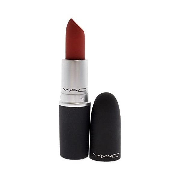 MAC Powder Kiss Lipstick - Devoted To Chili For Women 0.1 oz Lipstick