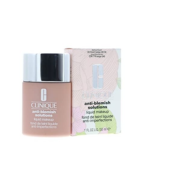 Clinique Anti-Blemish Solutions Liquid Makeup 05 Fresh Beige MF-M -Dry Comb. To Oily Skin For Women 1 oz Foundation