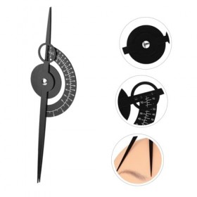 DOITOOL 2 Pièces Règle À Sourcils Règle À Sourcils Outil À Sourcils Outil De Mesure Permanent Des Sourcils Règle À Sourcils P