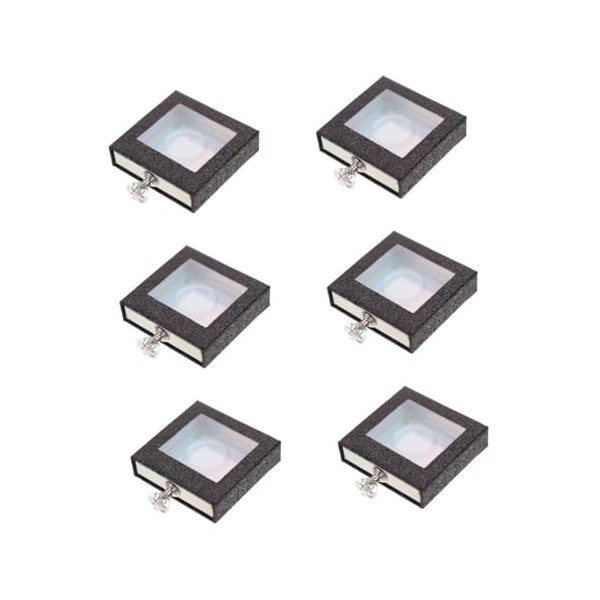 Mipcase 5 Pièces Boîte à Cils De Fenêtre Étuis à Cils Vides Étui De Rangement Pour Faux Cils De Cils Boîtes à Cils En Papier 