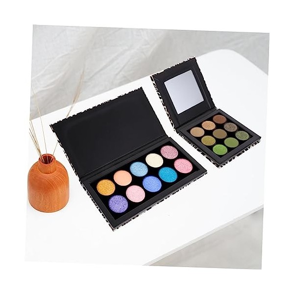 POPETPOP 2Pcs Boîtes Maquillage Fard À Paupières Palette De Maquillage Plateau Magnétique Plateau De Maquillage Vide Plateau 