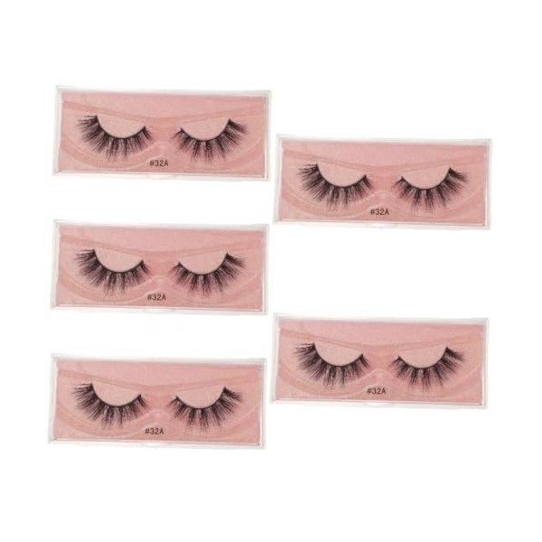 POPETPOP 4 Paires Faux Cils Maquillage Des Cils Accessoire De Maquillage Dhalloween Cils Cosmétiques Cils De Cosplay Cils Fl