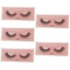 POPETPOP 4 Paires Faux Cils Maquillage Des Cils Accessoire De Maquillage Dhalloween Cils Cosmétiques Cils De Cosplay Cils Fl
