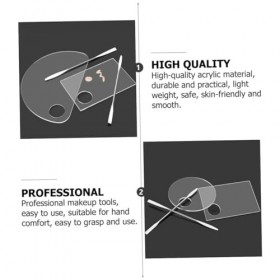 FOMIYES 3 Ensembles Palette De Fondation Le Fard à Paupières Palette dart De Maquillage Mélange De Manucure Maquillage Clair