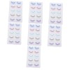 POPETPOP 35 Paires Faux Cils Colorés Faux Cils Denses Cils De Poupée Faux Cils Épais En Fibres Synthétiques Pestañas Postizas