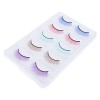 POPETPOP 35 Paires Faux Cils Colorés Faux Cils Denses Cils De Poupée Faux Cils Épais En Fibres Synthétiques Pestañas Postizas