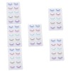 POPETPOP 35 Paires Faux Cils Colorés Faux Cils Denses Cils De Poupée Faux Cils Épais En Fibres Synthétiques Pestañas Postizas