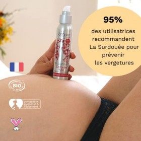 Omum - La Surdouée - Huile sèche pour le corps action ciblée vergetures - Grossesse & Allaitement - Bio - 100ml