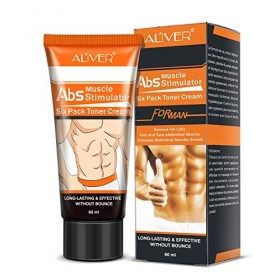 Anti Cellulite Crème Abdos pour Abdominaux, Crème Brûlante de Graisse Développer Rapidement Muscles Abdominaux, Réduire Effic