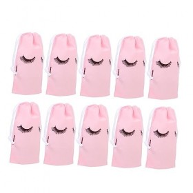Ipetboom 100 Pcs Faisceau Sac De Rangement Extension De Cils Trousse De Toilette pour La Maison Cils pour Extensions Étuis À 