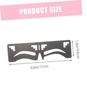 Ipetboom 4 Pcs Règle À Sourcils Modèle Pochoir À Sourcils Règle Mise En Forme Des Sourcils Outil En T Modèle Sourcils Règle E