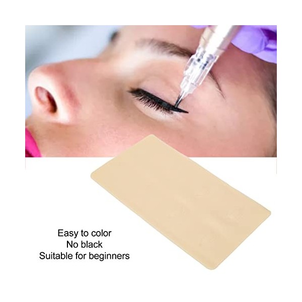 Peaux De Pratique De Tatouage, 10 Pièces 3D Fournitures De Microblading Pour Sourcils Et Paupières, Peau De Pratique De Micro