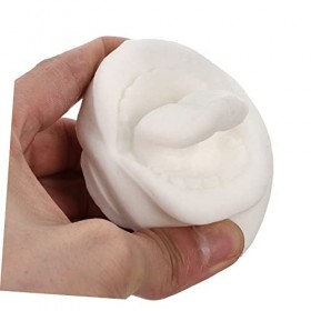 Housoutil 1 Set Langue Nail Langue Modèle Silicone Lèvres Piercing Outils Simulation Visage Modèle Langue Affiche Modèle Mann