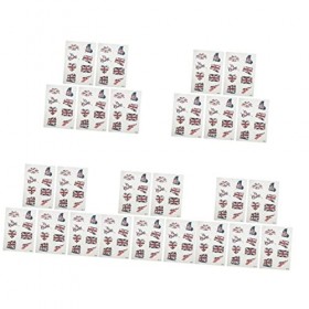 DOITOOL 25 Ensembles Football Autocollant Britannique Drapeau Visage Autocollants Royaume-Uni Drapeau Autocollant Reines Drap