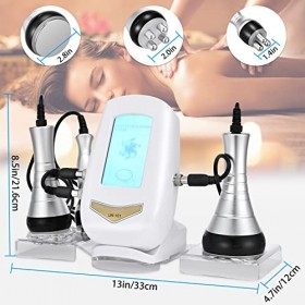 KKTECT 40K Corps Amincissant La Machine 3 en 1 Instrument de Perte de Poids par radiofréquence Machine Amincissante à ultraso