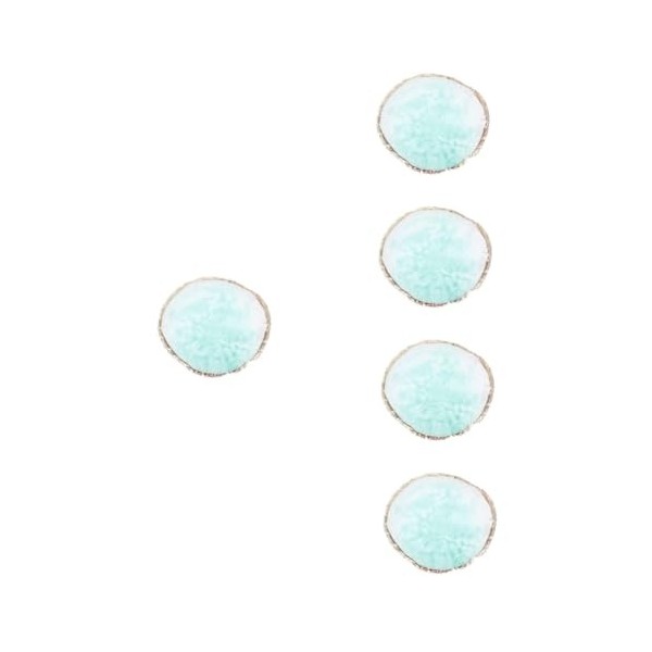 FRCOLOR 6 Pièces Palette Ronde Plateau Aquarelle Plateau De Maquillage des Mains Plateau De Mélange des Ongles Porte-Ongles F