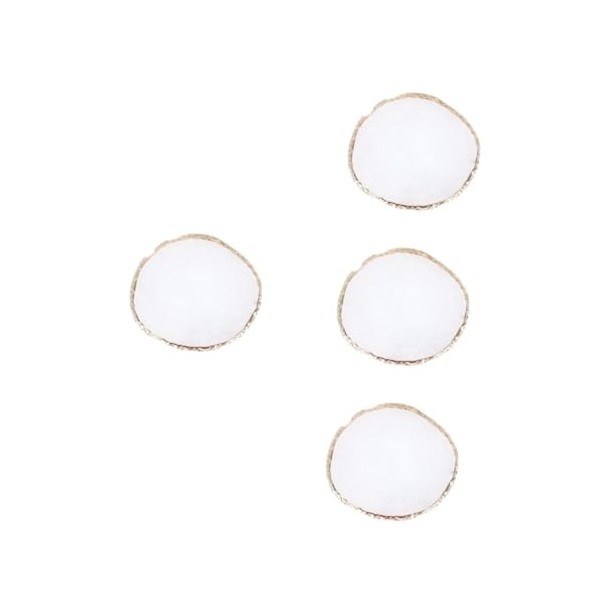 FRCOLOR 6 Pièces Palette Ronde Plateau Aquarelle Plateau De Maquillage des Mains Plateau De Mélange des Ongles Porte-Ongles F