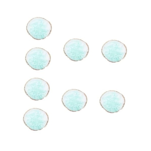 FRCOLOR 6 Pièces Palette Ronde Plateau Aquarelle Plateau De Maquillage des Mains Plateau De Mélange des Ongles Porte-Ongles F