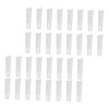 FOMIYES 120 Pcs Tube De Brillant À Lèvres Contenants De Maquillage Cosmétique Brillant À Lèvres Clair Récipient Transparent T