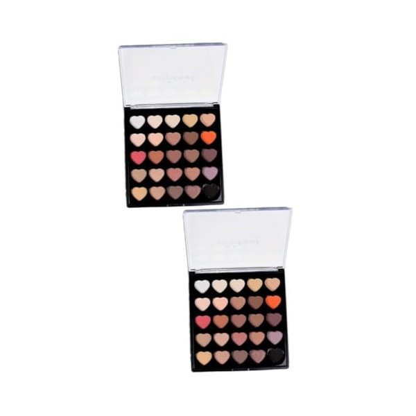 minkissy 2 Pièces 25 Palette De Maquillage Femmes Fard À Paupières Palette Maquillage Fard À Paupières Palettes DOmbres À Pa