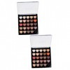 minkissy 2 Pièces 25 Palette De Maquillage Femmes Fard À Paupières Palette Maquillage Fard À Paupières Palettes DOmbres À Pa