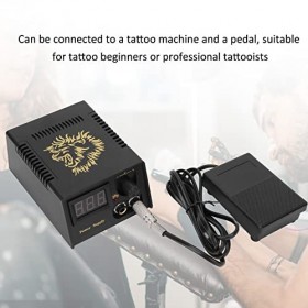 Kit de Démarrage de Tatouage Kit Complet pour Débutant de Tatouage, Alimentation électrique pour Machine à Tatouer Pédale de 