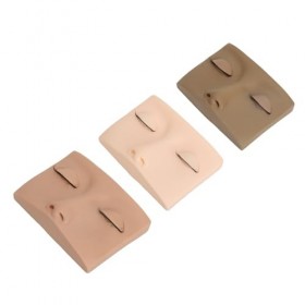 Tête de Mannequin dextension de Cils, Tête de Mannequin de Cils pour la Pratique, 3 Couleurs, Base Polyvalente et Stable pou