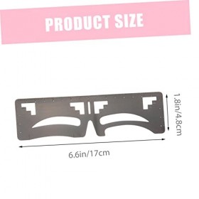 Housoutil 8 Pcs Règle À Sourcils Modèle De Mesure De Maquillage Cartographie Des Sourcils Modèle De Sourcils Règle De Pochoir