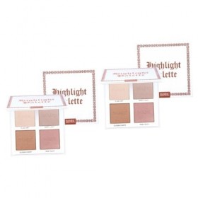 POPETPOP 2 Pièces 4 Poudre De Surligneur Métallique Souligner Mettre En Évidence La Poudre Bling Poudre De Palette De Maquill