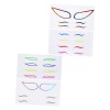 FRCOLOR 12 Ensembles Eye Liner De Couleur Stickers Autocollant Étanche Autocollants Imperméables Autocollant Eye-liner Autoco