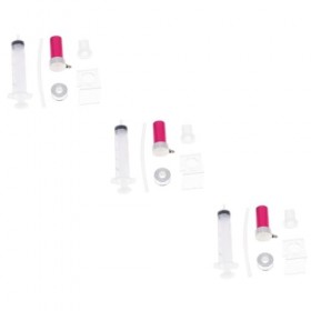 FRCOLOR Lot de 12 moules à lèvres en silicone Seringue de rouge à lèvres fait main Forme de rouge à lèvres Cosmétiques Rouge 