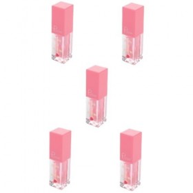 Beaupretty 5 Pièces Brillant À Lèvres Fruité Brillant À Lèvres Miroir Aux Fruits Huile À Lèvres Teinté Beurre Brillant Maquil