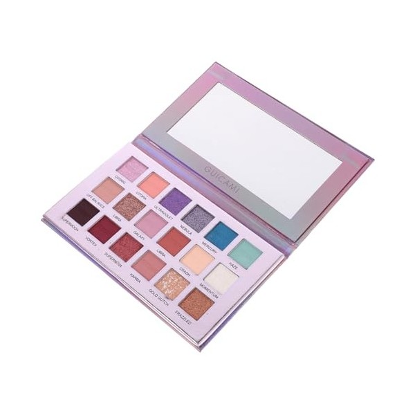 Beaupretty 1 Pièce 15 Plaque Dombre à Paupières 15 Couleurs Fard à Paupières Palette Cosmétique Accessoires De Maquillage Di