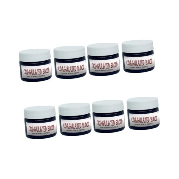 LALAFINA 6 Pièces Faux Plasma Cire De Maquillage Dhalloween Sang Coagulé Dhalloween Faux Gel Sanguin Gel De Maquillage Du S
