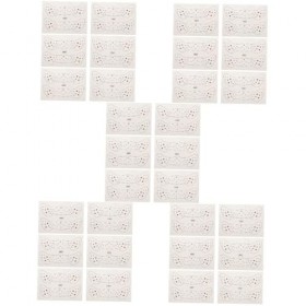 FOMIYES 18 Feuilles Modèle Visage Autocollants Transfert DEau Taches De Rousseur Tatouage Décalcomanies Visage Autocollant F